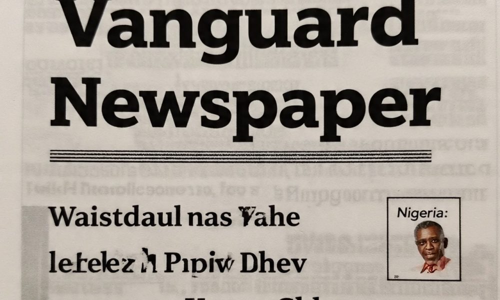 Vanguard Newspaper Nigeria