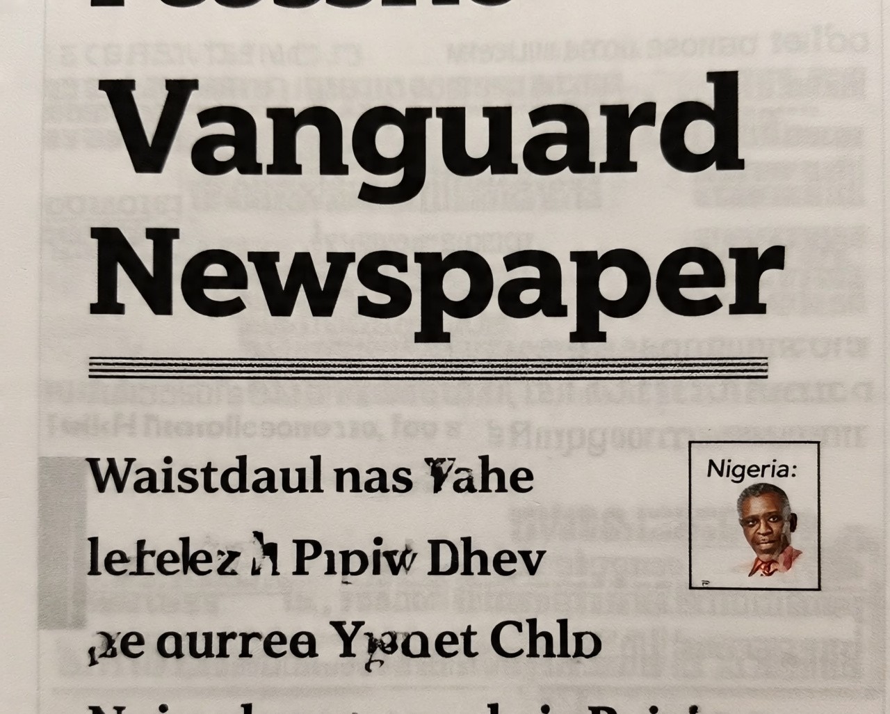 Vanguard Newspaper Nigeria