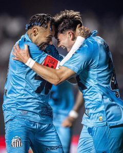Neymar Scores Twice in Dazzling Display for Santos with Three of Carlo Ancelotti's Brazil Staff Members Watching On